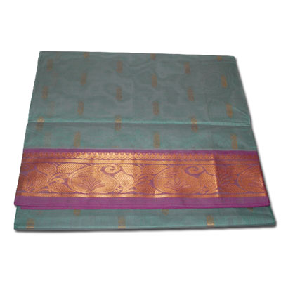 "Light green color venkatagiri seico saree - MSLS-115 - Click here to View more details about this Product